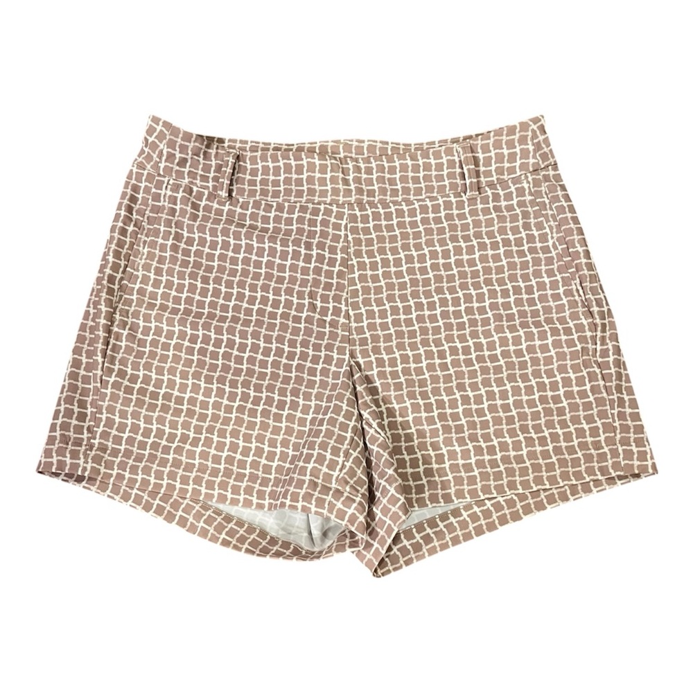 Spanx Sunshine UPF+ 50 Bespoke Check Fawn 4" Shorts size S - Picture 3 of 8